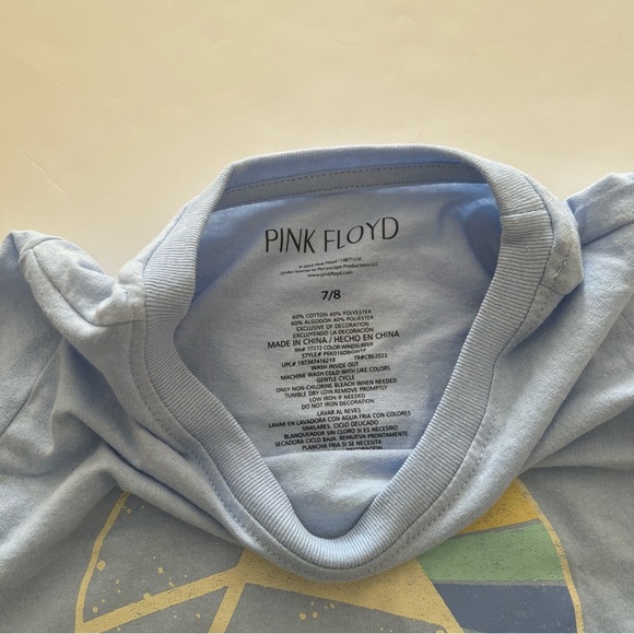 Pink Floyd Blue Vintage Graphic Tee - Picture 3 of 4